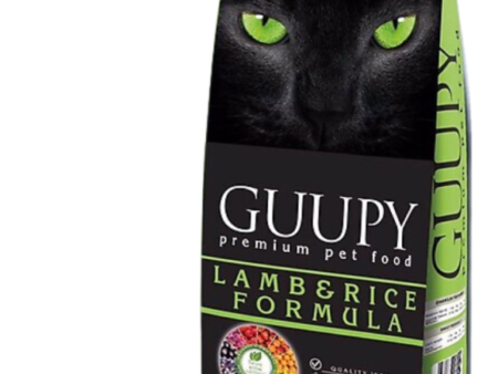 Guupy Adult Cat Lamb & Rice-15Kg