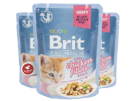 Brit Premium Kitten Gravy (Wet Food) With Chicken Fillets
