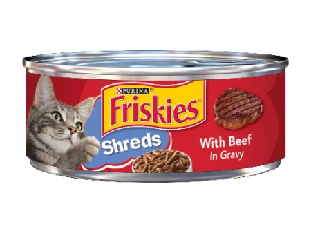 Friskies® Shreds with Beef in Gravy Wet Cat Food