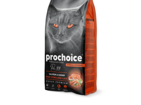 Prochoice Pro33 Salmon & Shrimp | Sterilized Cats