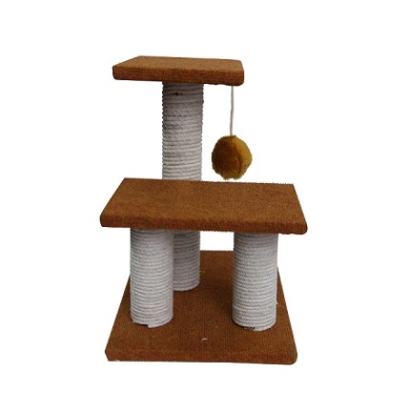 3-Pole Scratching Post for Cats
