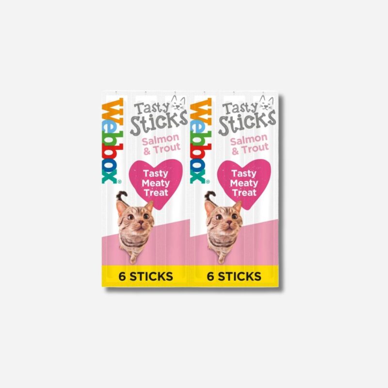 Webbox Tasty Sticks Salmon & Trout Cat Treats