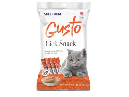 Spectrum Gusto Lick Snack Chicken for Cats