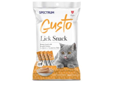 Spectrum Gusto Lick Snack Tuna and Chicken for Cats