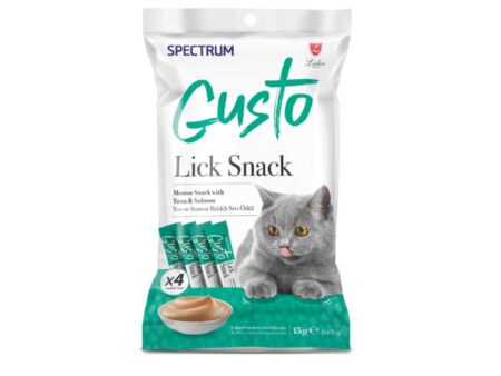 Spectrum Gusto Lick Snack Tuna and Salmon for Cats