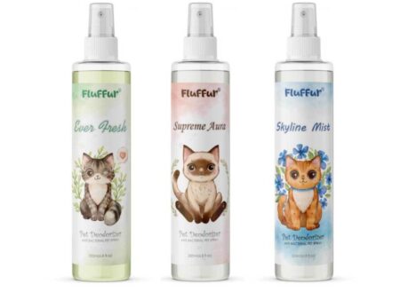 Fluffur Pet Deodorizer | Anti Bacterial Pet Spray