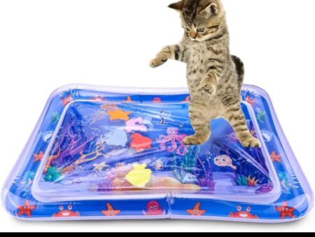 Water Sensory Cat Playing Mat – Cat Activity Mat for Entertainment